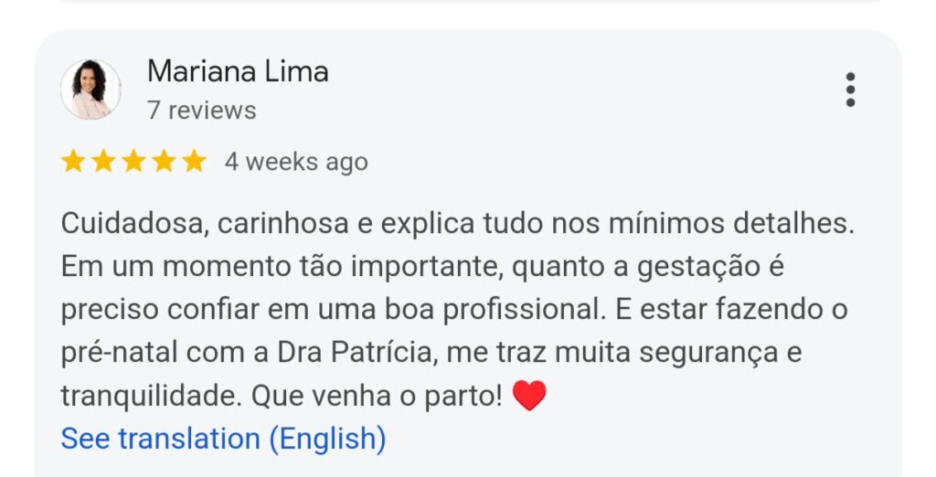 EXCELENTE OBSTETRA
